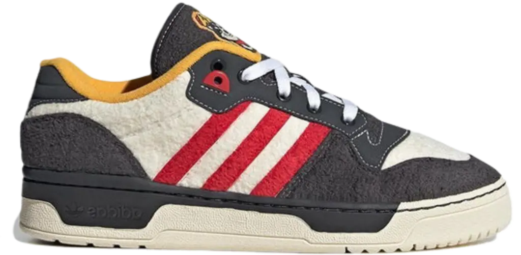 Giày Adidas Rivalry Low 'Dark Grey Red' HR0464