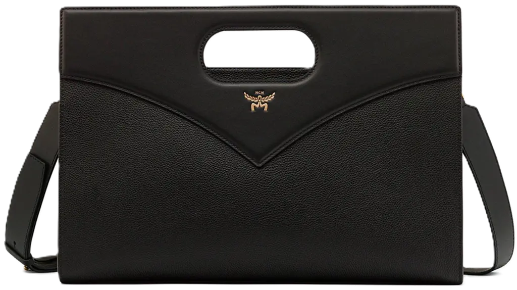 Túi MCM Diamond Tote Embossed Leather 'Black' MWTESAK02BK001