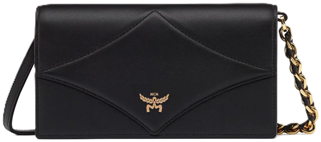 Ví MCM Diamond Spanish Calf Leather 'Black' MYLESAK01BK001