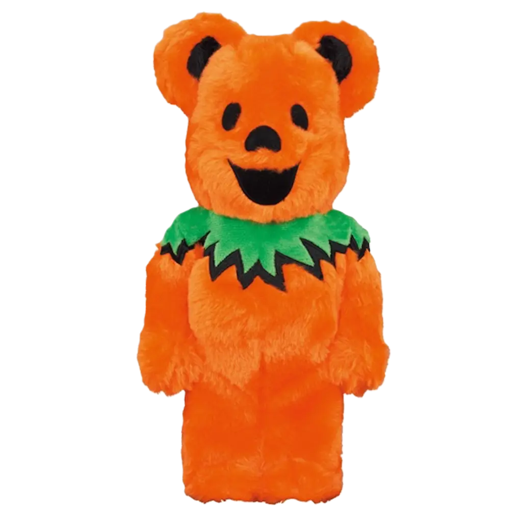 Mô Hình Bearbrick x Grateful Dead Costume Ver. 'Bear Orange'