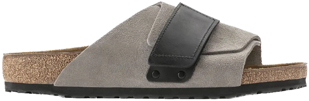 Dép Birkenstock Kyoto Nubuck Suede 'Gray' 1022352