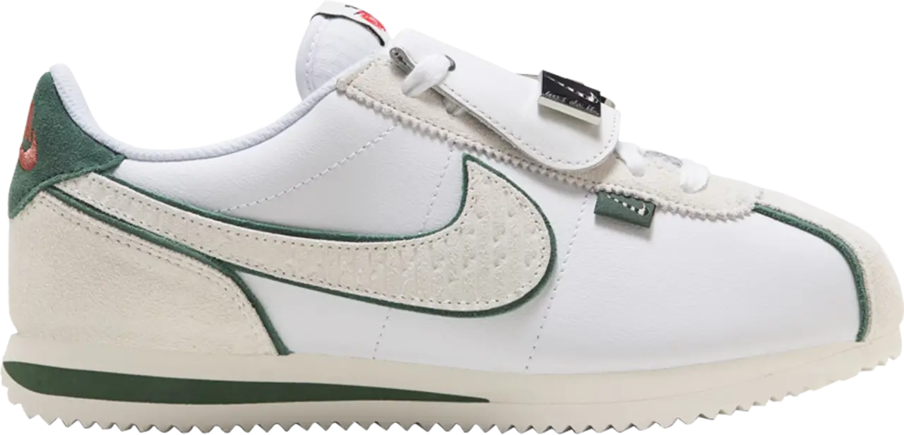 Giày Nike Cortez 'White Green Light Bone' FQ0259-110