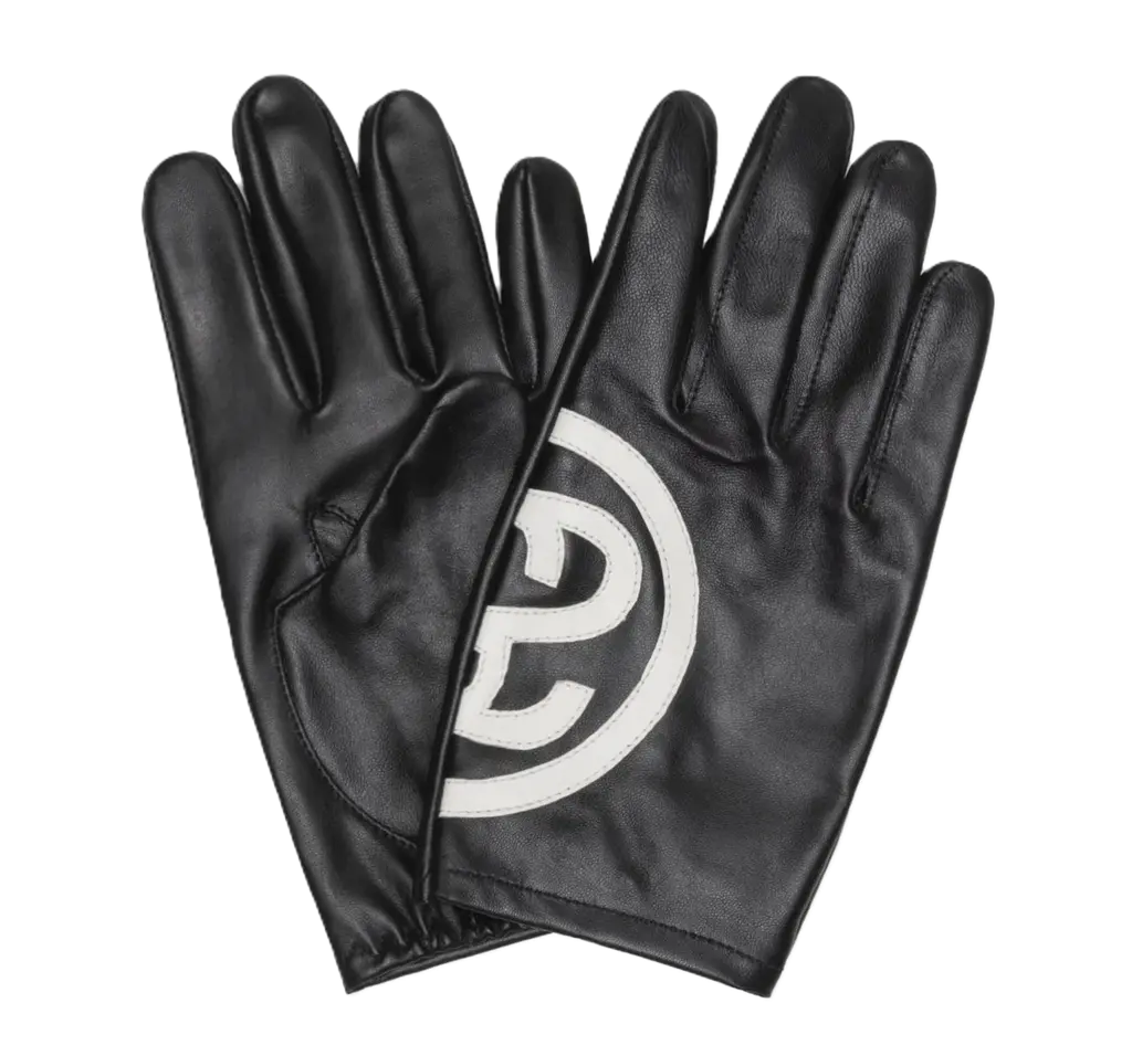 Găng Tay Stussy SS Link Leather Gloves 'Black' 138902