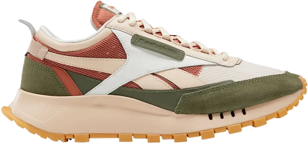 Giày Reebok x Kakao Classic Leather Legacy 'Soft Ecru Hunter Green' GZ6150