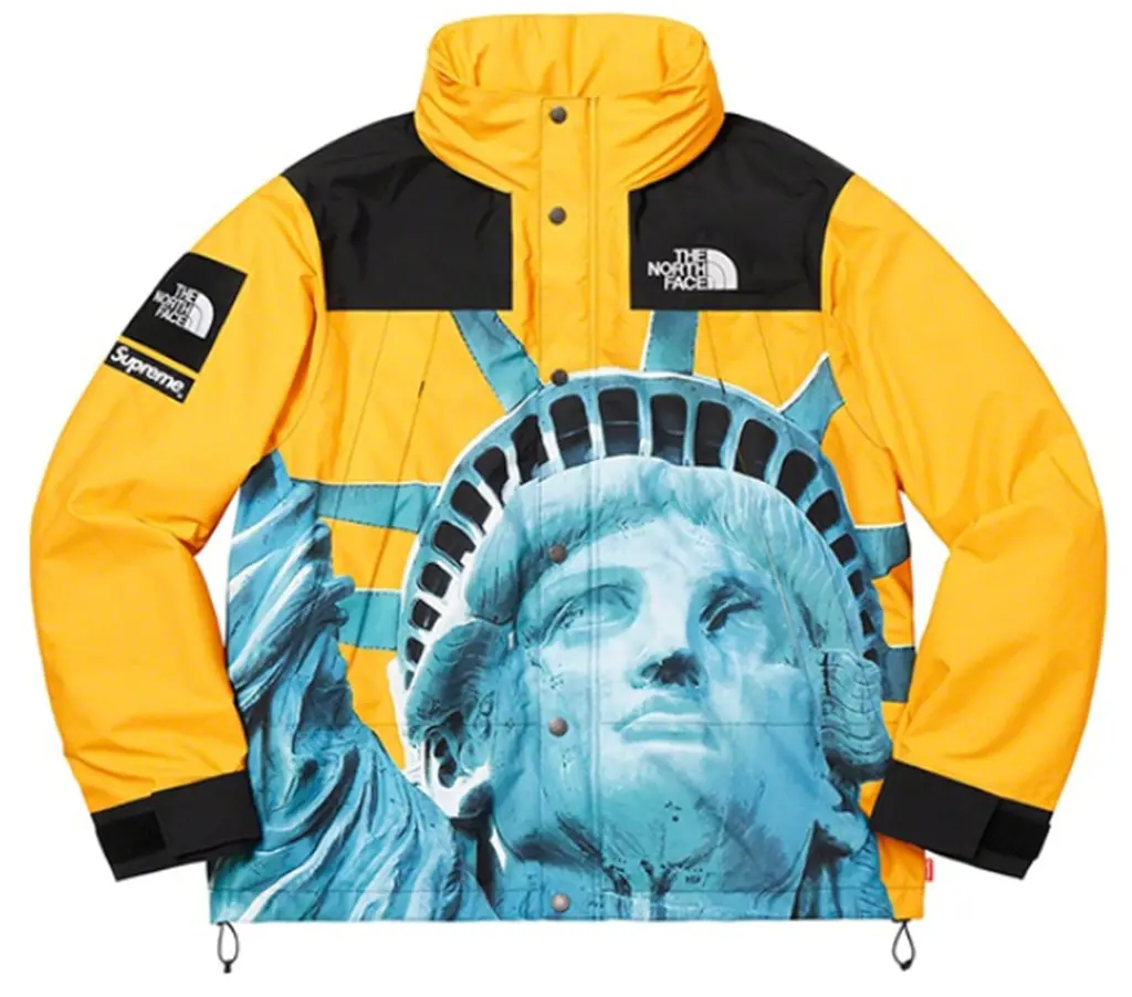 Áo Supreme x The North Face Jacket 'Yellow' SUP-FW19-907
