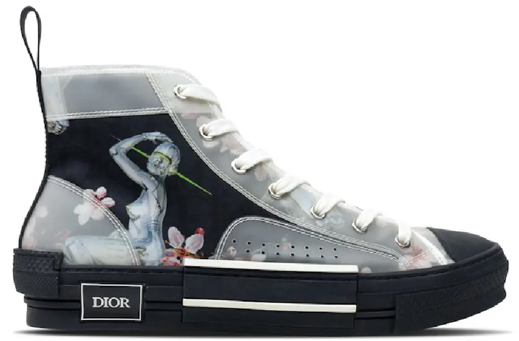 Giày Dior High Canvas Sorayama Robot 'Black' 3SH118YND-H963