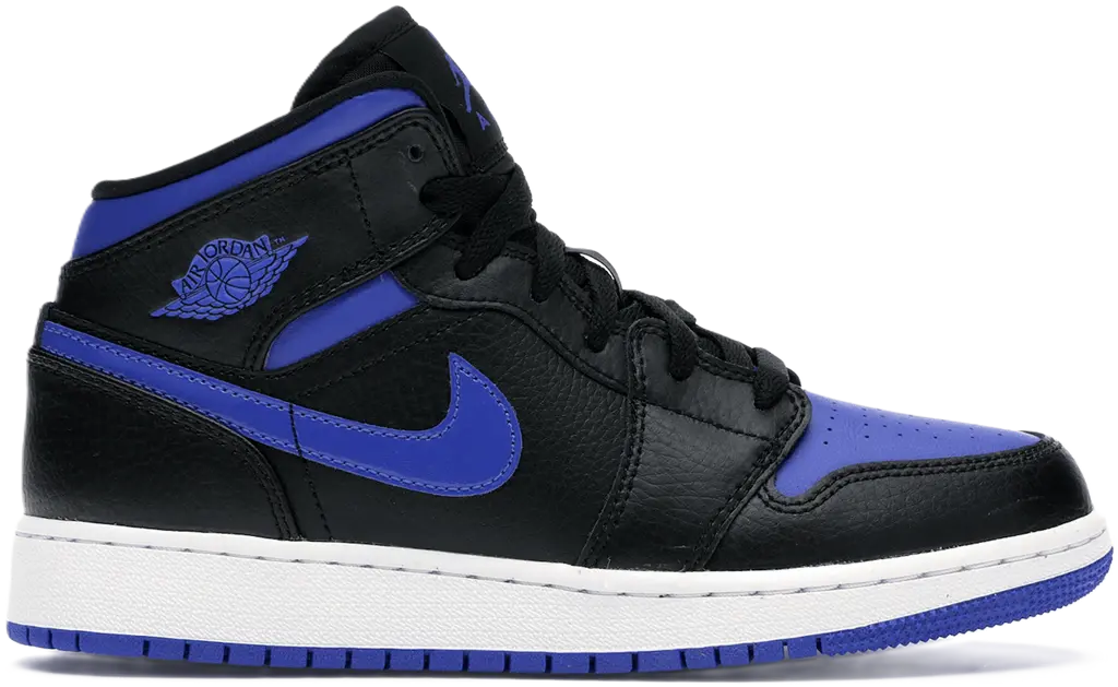 Giày Nike Air Jordan 1 Mid 'Black Royal' 554725-068