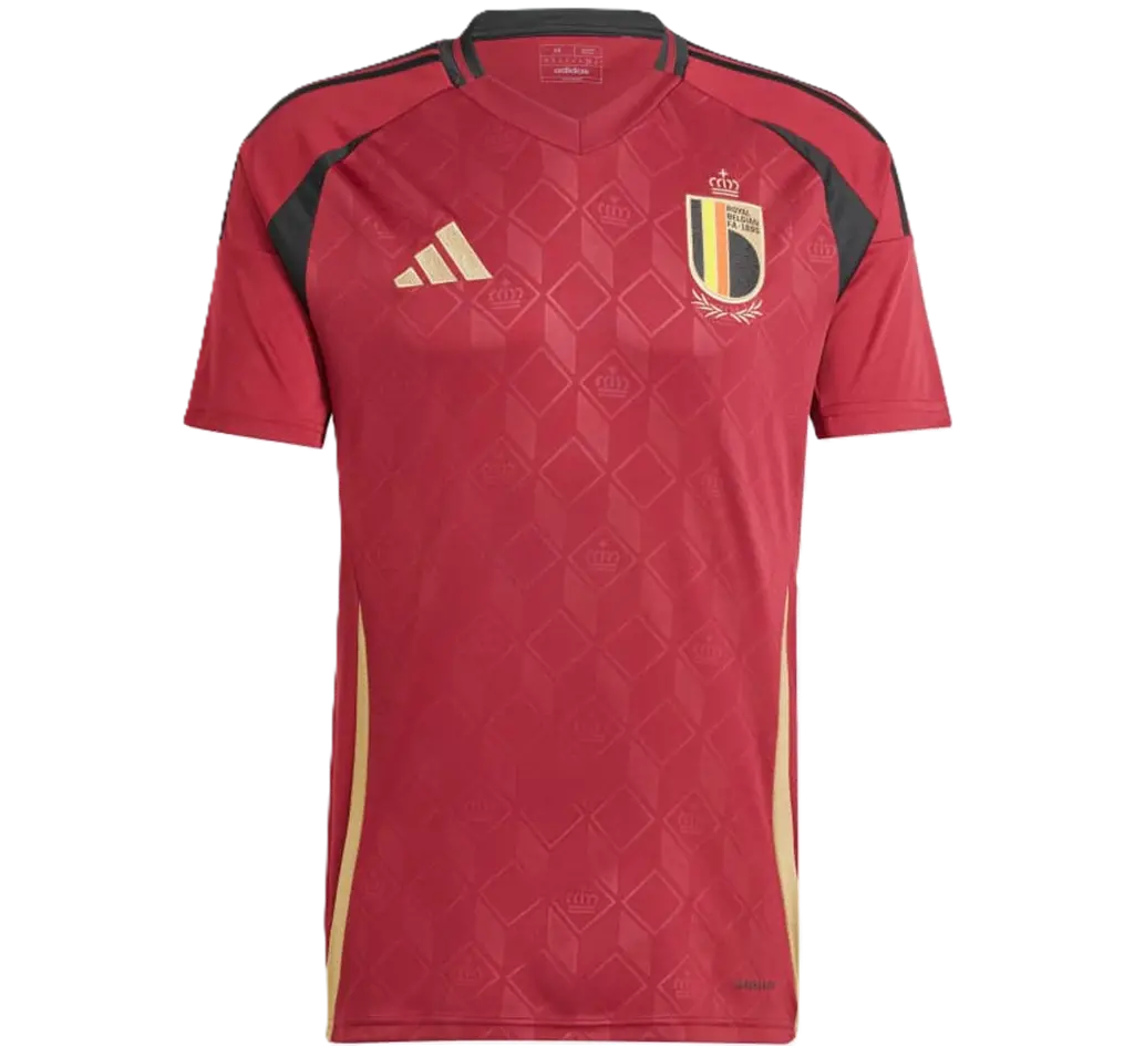 Áo Adidas Belgium 24 Home Jersey 'Burgundy 2' IQ0769