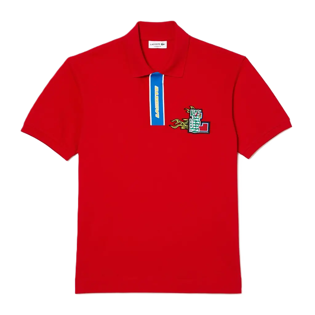 Áo Lacoste Regular Fit Cotton Polo Shirt 'Red' PH1465-240
