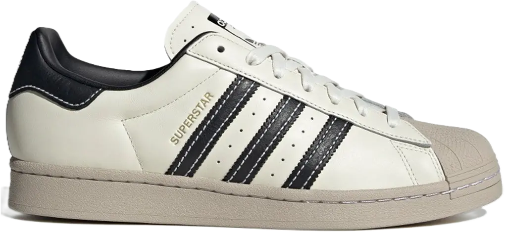 Giày Adidas Superstar 'White Grey Black' ID1009