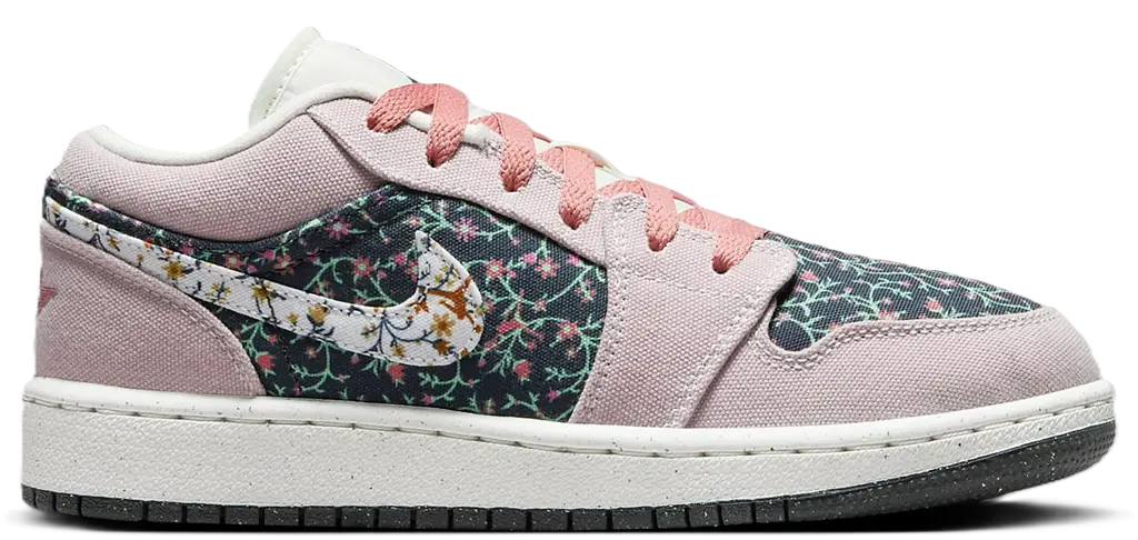 Giày Nike Air Jordan 1 Low GS 'Canvas Floral' FJ3445-001