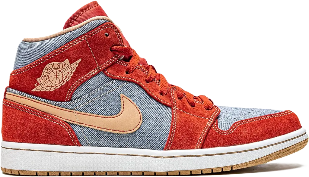 Giày Nike Air Jordan 1 Mid 'Denim Red' DM4352-600
