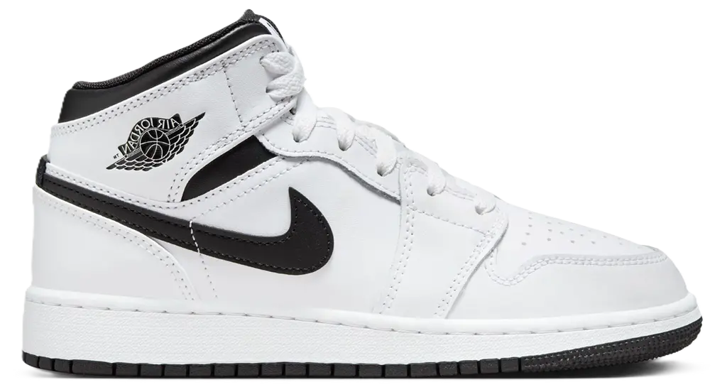 Giày Nike Air Jordan 1 Mid 'White Black' DQ8423-132