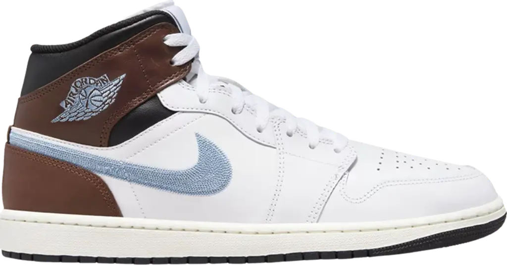 Giày Nike Air Jordan 1 Retro Mid SE 'Brown Blue Grey' FQ7831-142