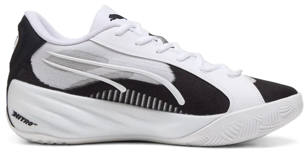 Giày Puma All‑Pro Nitro Low 'White Black' 379081‑06