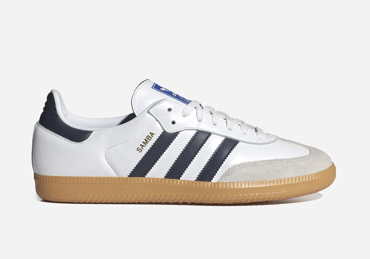 Hinh anh 2: adidas Samba lai lam dien dao the gioi voi 'White Leather' Pack