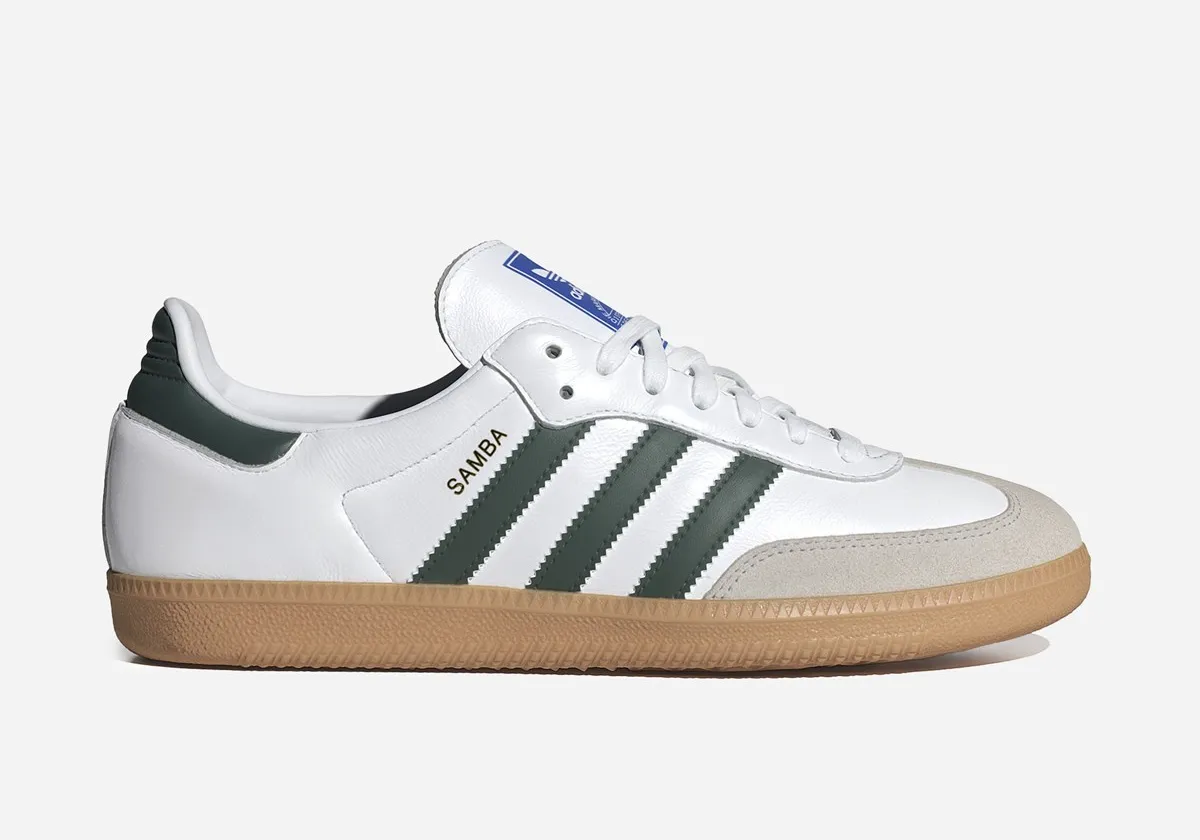 Hinh anh 3: adidas Samba lai lam dien dao the gioi voi 'White Leather' Pack