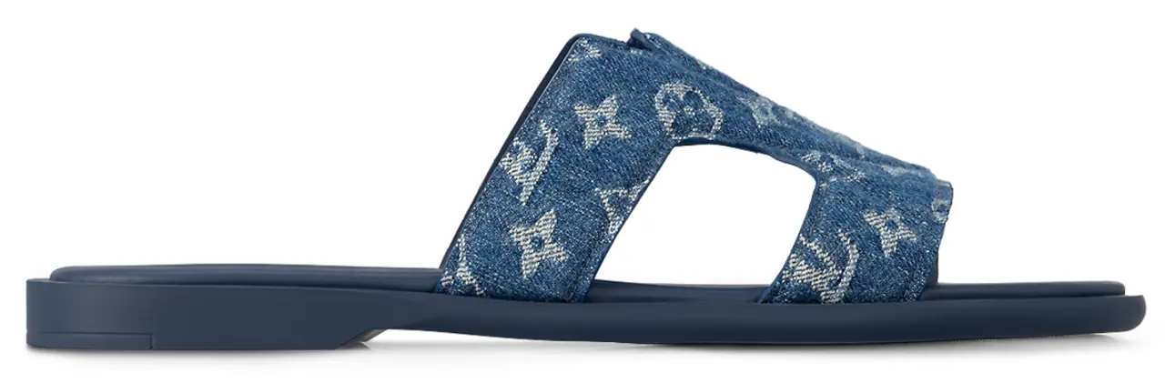 Dép Louis Vuitton LV Oasis Mules 'Blue' 1AC69P