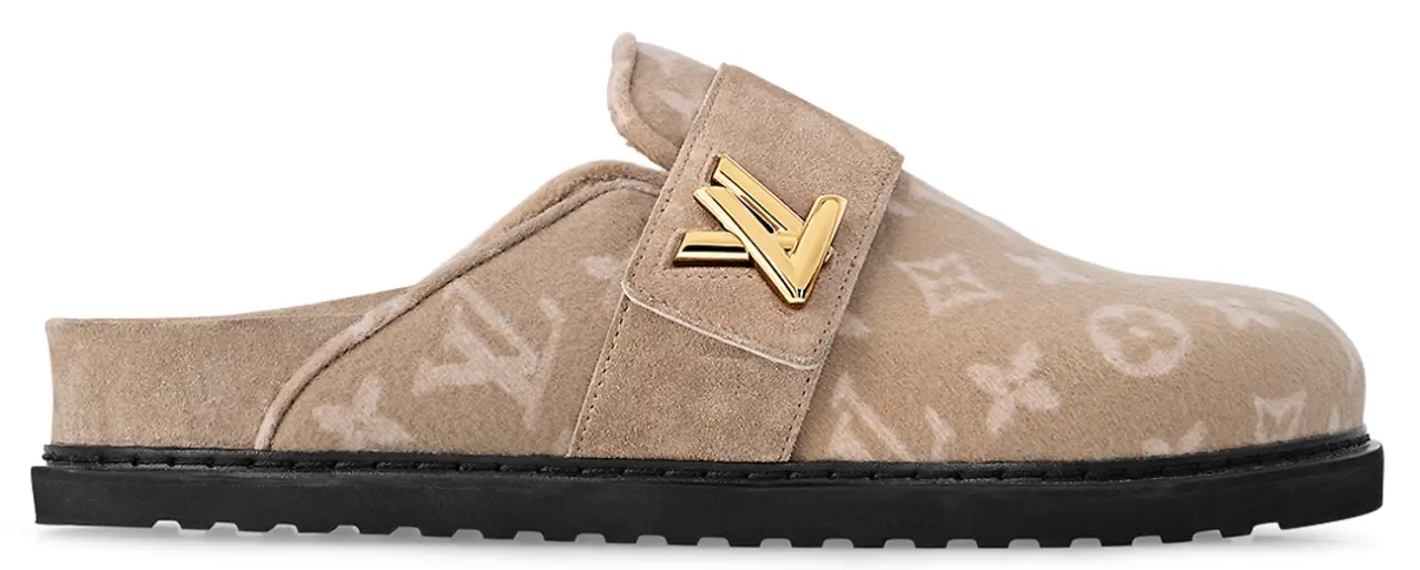 Dép Louis Vuitton LV Cosy Flat Comfort Clogs 'Beige' 1AC9MU