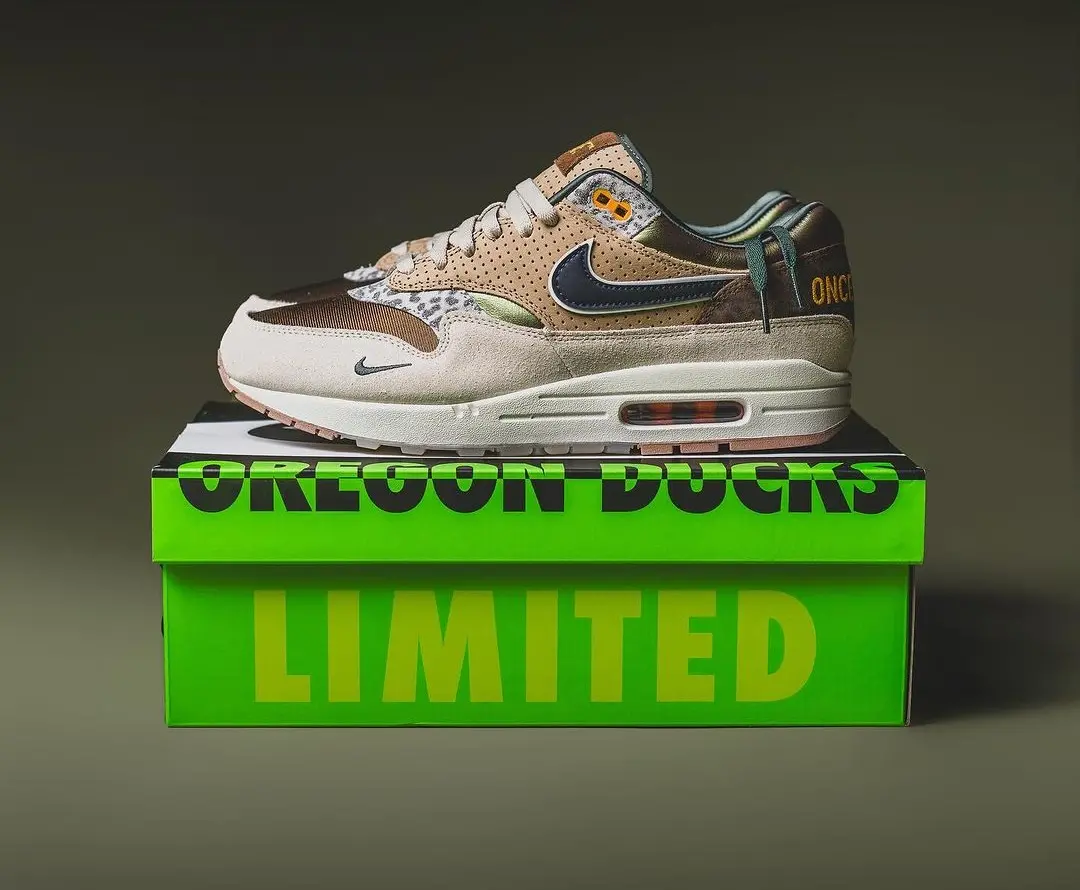 Hinh anh 1: Air Max 1 'University of Oregon' - vinh danh cho ngay Air Max Day 2024
