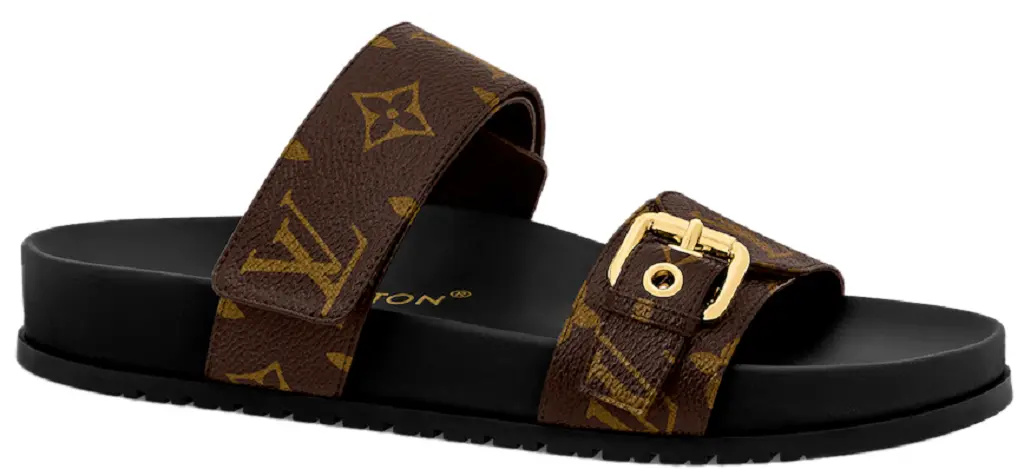 Dép Louis Vuitton Bom Dia Flat Comfort Mules 'Brown' 1AAW8H