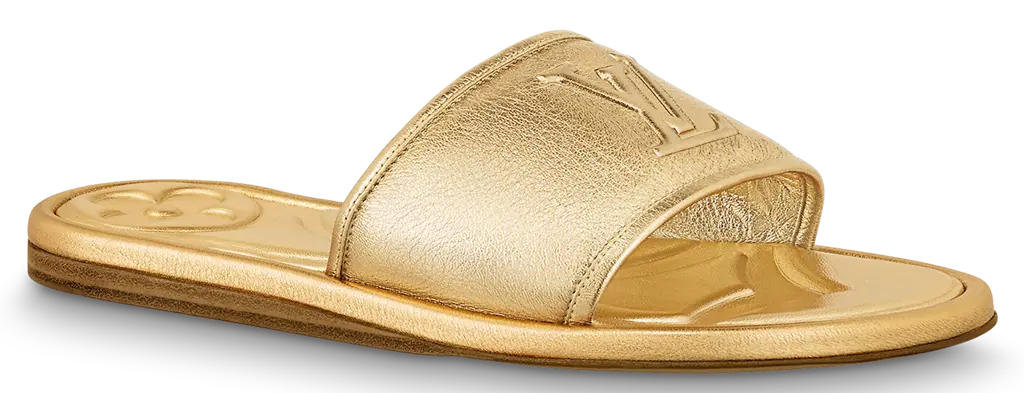 Dép Louis Vuitton Magnetic Flat Mules 'Gold' 1AA1K5