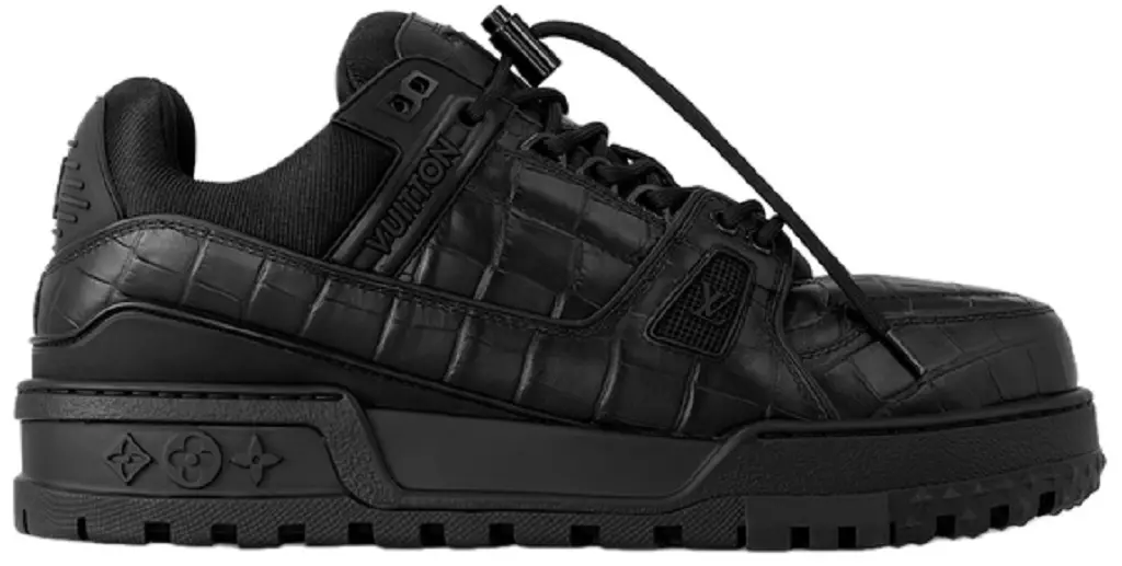 Giày Louis Vuitton LV Maxi Trainers 'Black' 1ACN17