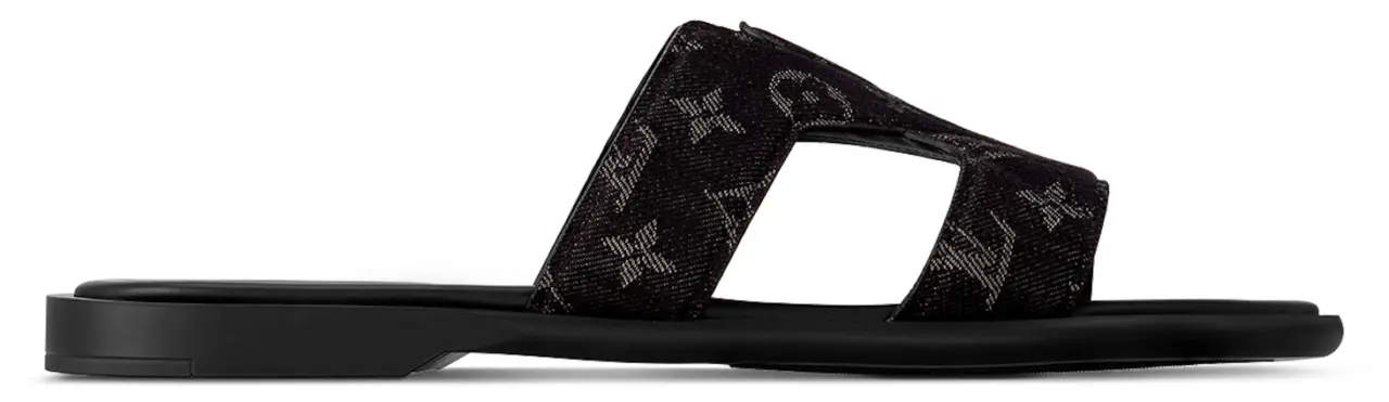 Dép Louis Vuitton LV Oasis Mules 'Black' 1AC699