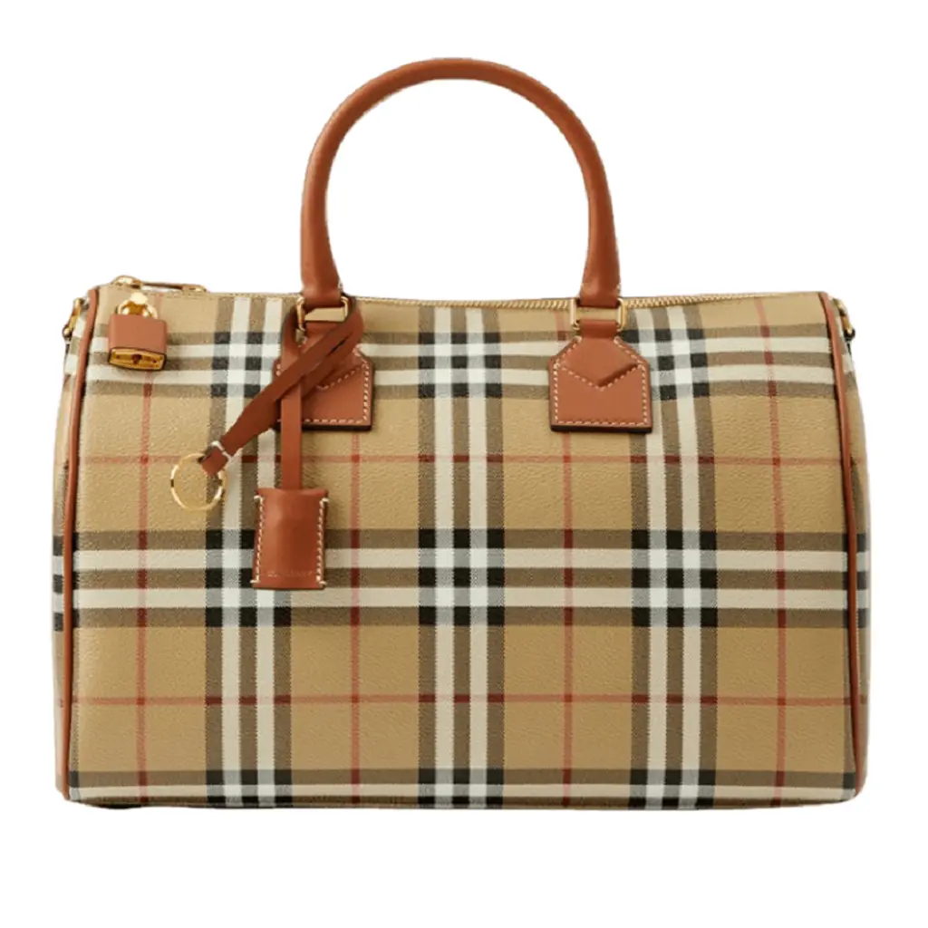 Túi Burberry Check Medium Bowling 'Archive Beige' 80713551