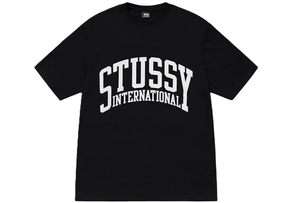 Áo Stussy International Tee Pigment Dyed 'Black'