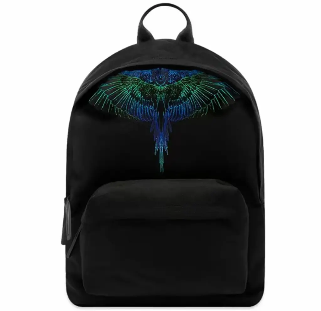 Balo Marcelo Burlon Wings Neon Backpack 'Black Blue' CMNB006R21FAB0011069