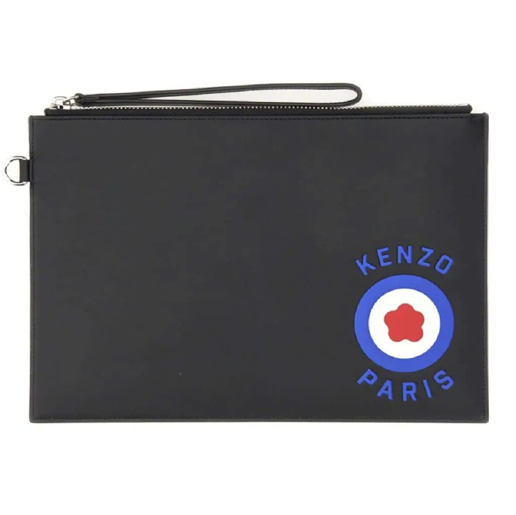 Túi Kenzo Target Large Leather Purse 'Black' FD65PM722L44-99