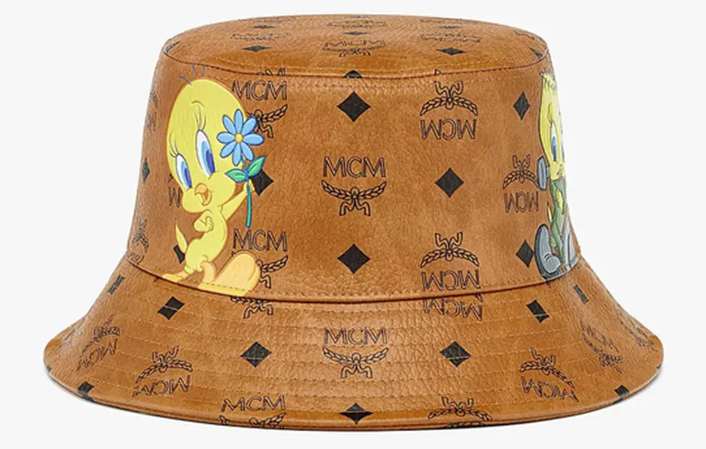 Mũ MCM x Looney Tunes Tweety Visetos 'Brown' MEHDSMM13CO001