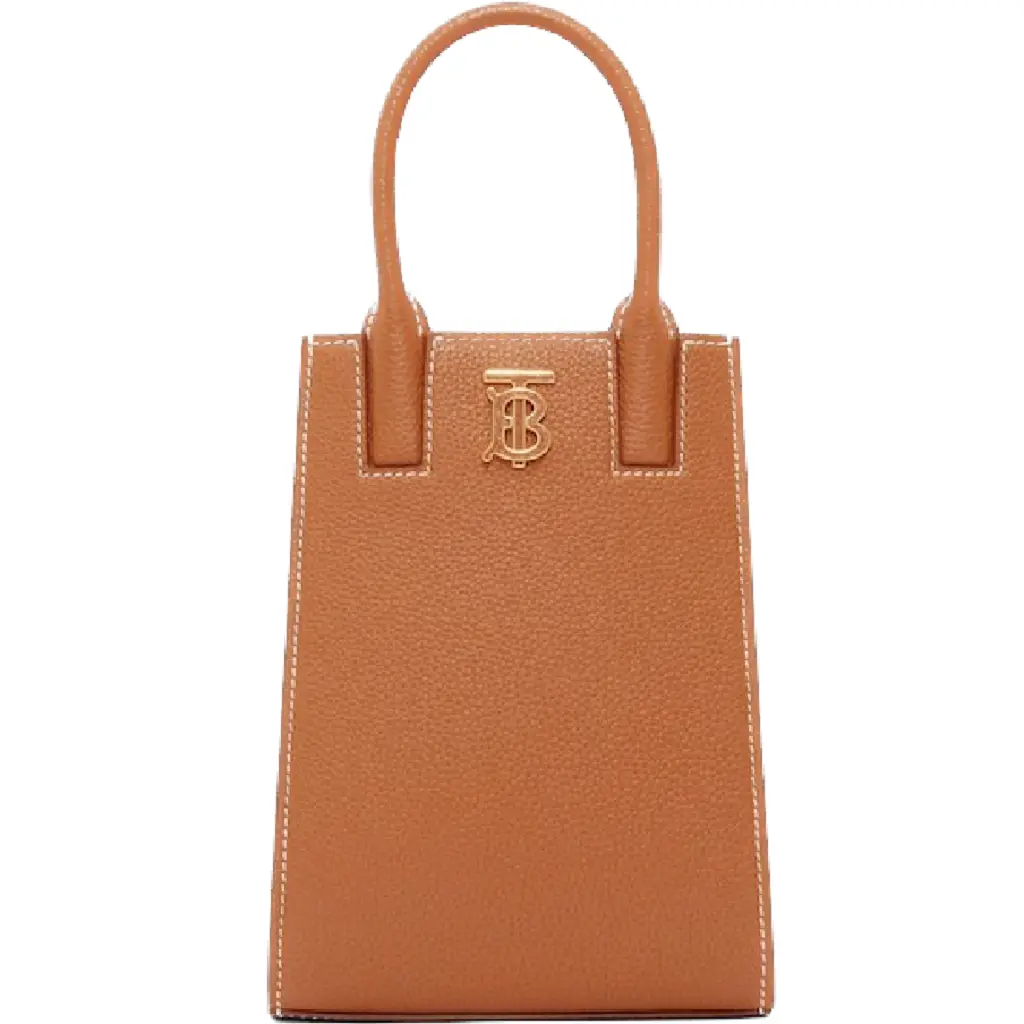 Túi Burberry Grainy Tote 'Warm Russet Brown' 80627021
