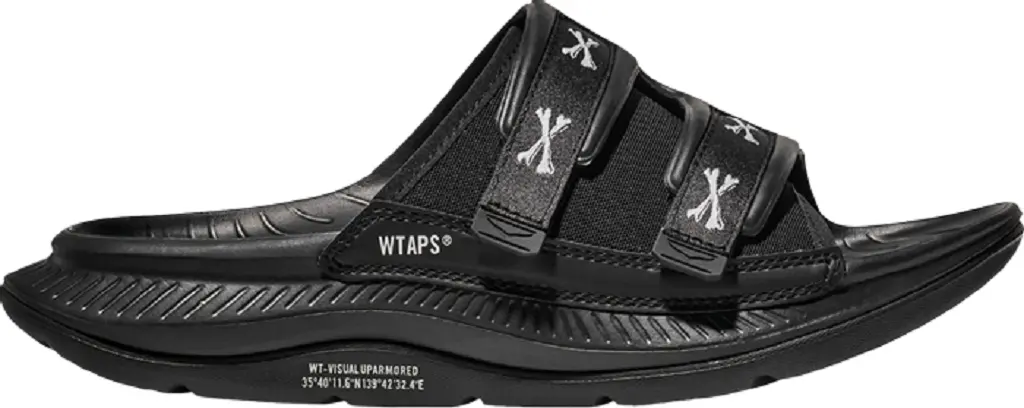 Dép Hoka WTAPS x Ora Luxe 'Jet Black' 1155398-JLC