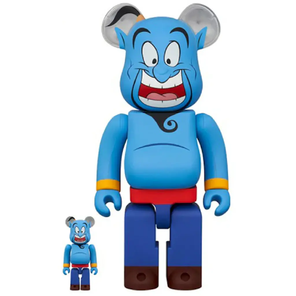 Mô Hình Bearbrick Disney Aladdin Genie