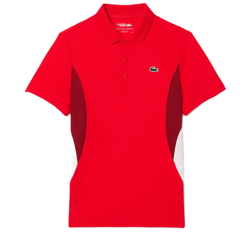 Áo Lacoste Tennis x Novak Djokovic Fan Version 'Red' DH7330-51-F8M