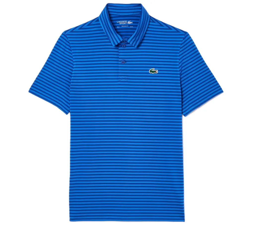 Áo Lacoste Ultra Dry Anti-UV Striped 'Navy Blue' DH7418-51-IQ9