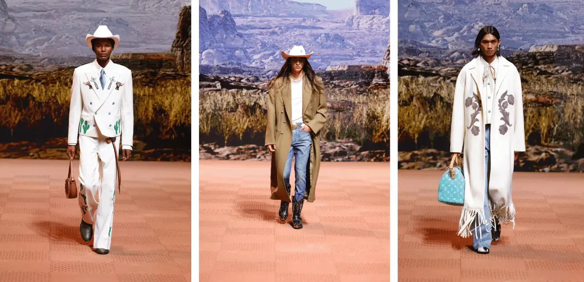 Hinh anh 1: Louis Vuitton Men 2024 - kham pha mien Tay hoang da