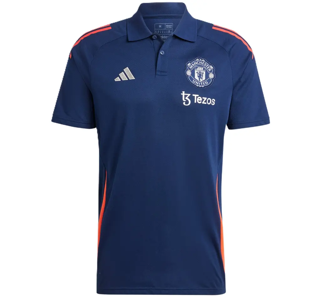 Áo Adidas Manchester United Tiro 24 Polo 'Blue' IT2028
