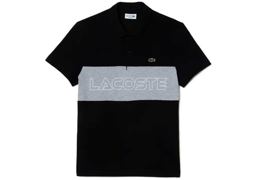 Áo Lacoste Stretch Piqué Colorblock 'Black' PH1470-51-SNP