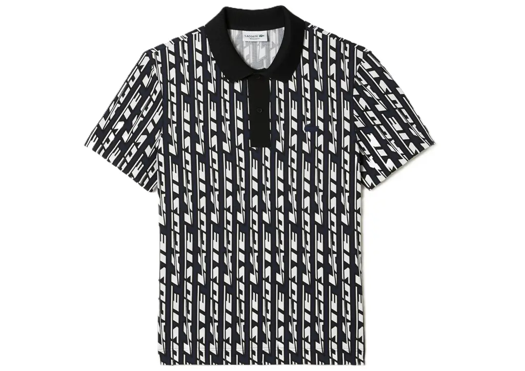 Áo Lacoste Two Tone Printed Movement Polo 'Blue White' PH5655-51-ANY