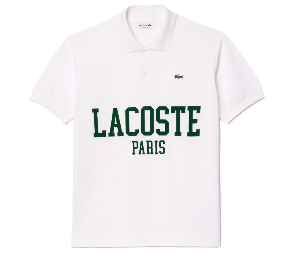 Áo Lacoste Flocked Polo 'White' PH7419-51-001