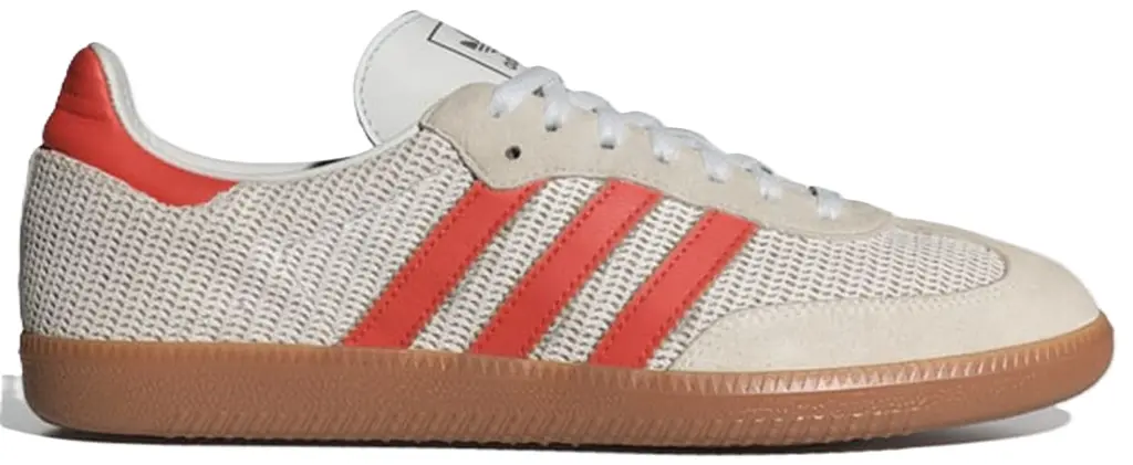Giày Adidas Samba OG 'Crystal White Preloved Red' IG1380
