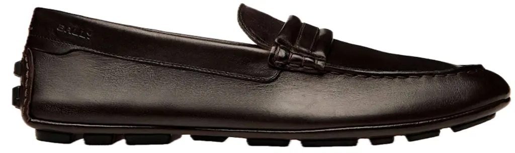 Giày Bally Kerbs Driver 'Ebony' 6308225