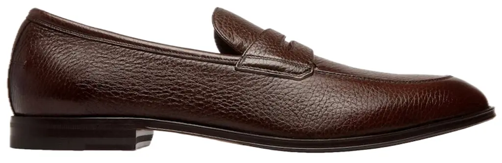 Giày Bally Webb Leather Loafers 'Brown' 6231400