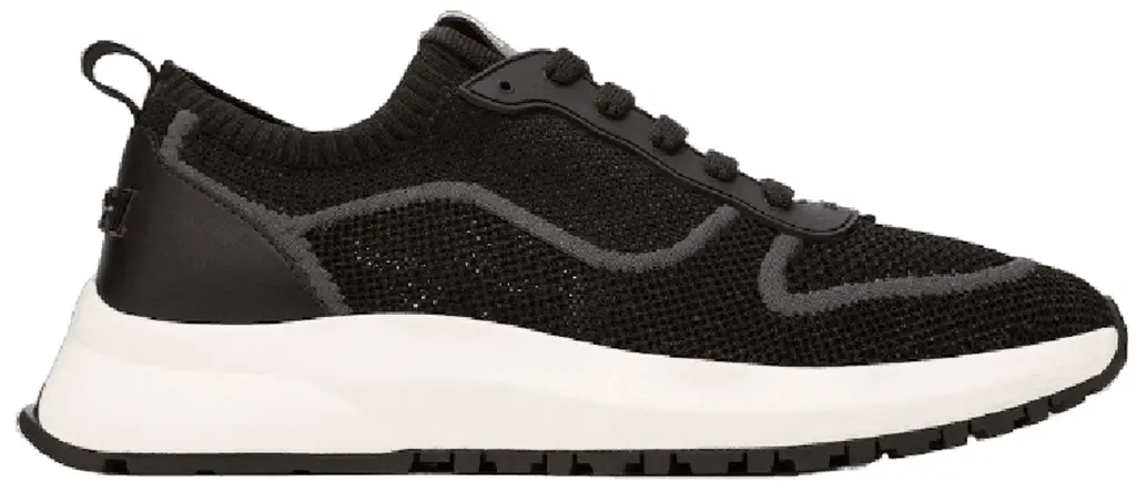 Giày Bally Davyn Mesh Leather Sneakers 'Black' 6300148