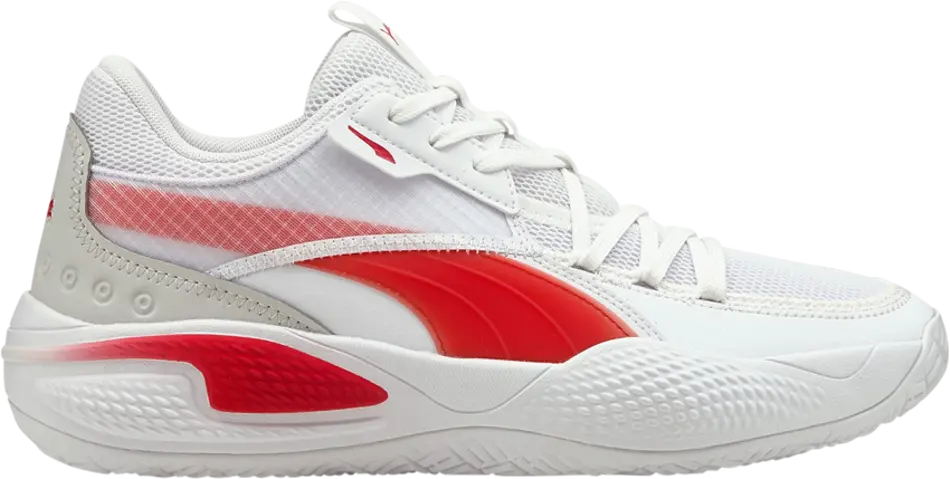 Giày Puma Court Rider Team 'White High Risk Red' 195660-01