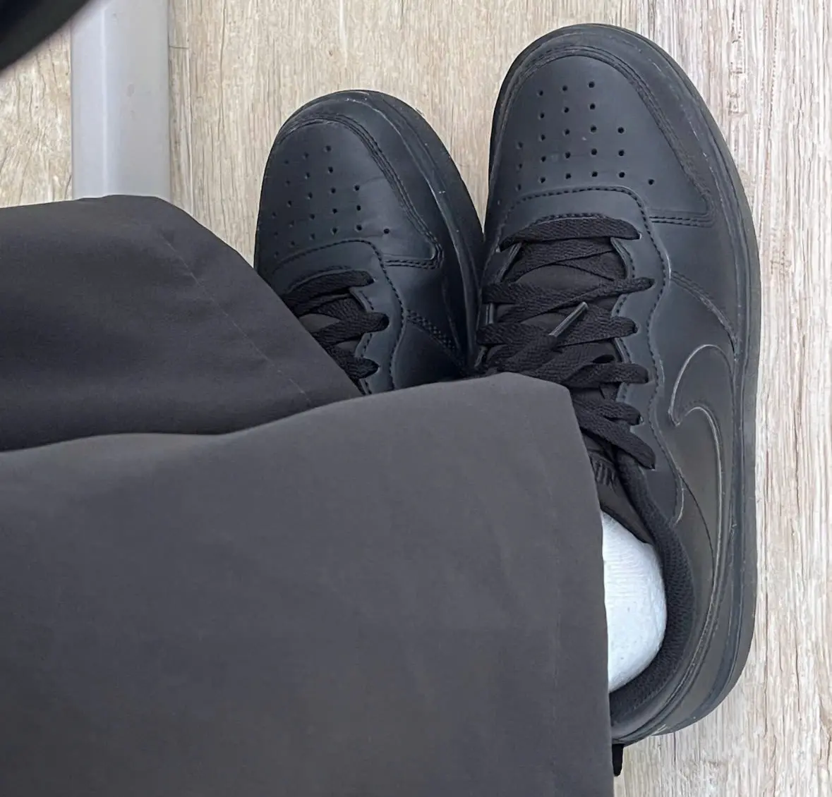 Giày Nike Court Borough Low Recraft 'Triple Black' DV5456‑002