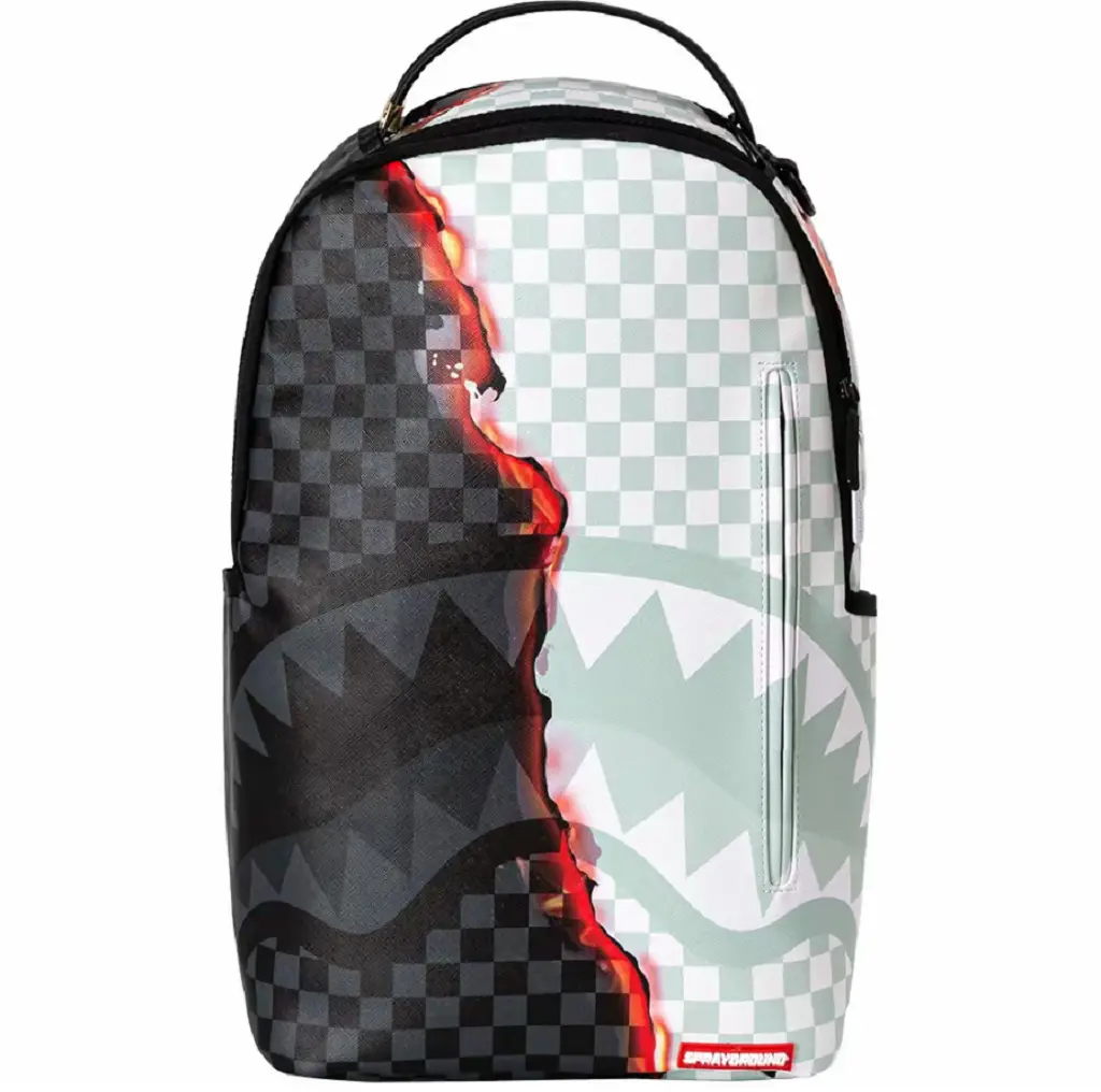 Balo Sprayground Shark Checkerboard 'Black White' W1045715